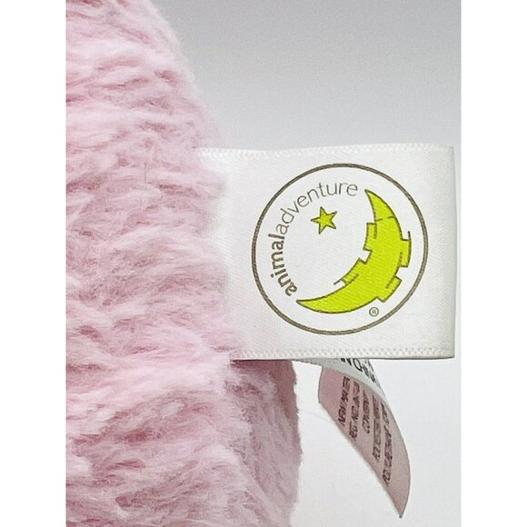 Animal Adventure Pink Flamingo Plush 9 inch Silver Beak 2019 Easter Egg Ribbon - Picture 7 of 9